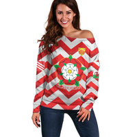 Personalized Glamorgan Wales Off Shoulder Sweater The Tudor Rose Of Wales - Wonder Print Shop