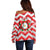 Personalized Glamorgan Wales Off Shoulder Sweater The Tudor Rose Of Wales - Wonder Print Shop