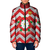 Personalized Glamorgan Wales Padded Jacket The Tudor Rose Of Wales - Wonder Print Shop