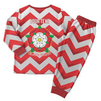 Personalized Glamorgan Wales Christmas Pajama Set The Tudor Rose Of Wales - Wonder Print Shop