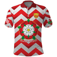 Personalized Glamorgan Wales Polo Shirt The Tudor Rose Of Wales - Wonder Print Shop