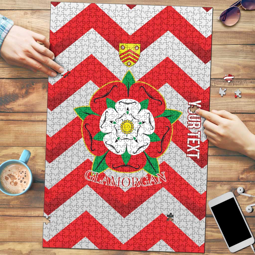 Personalized Glamorgan Wales Puzzle The Tudor Rose Of Wales - Wonder Print Shop
