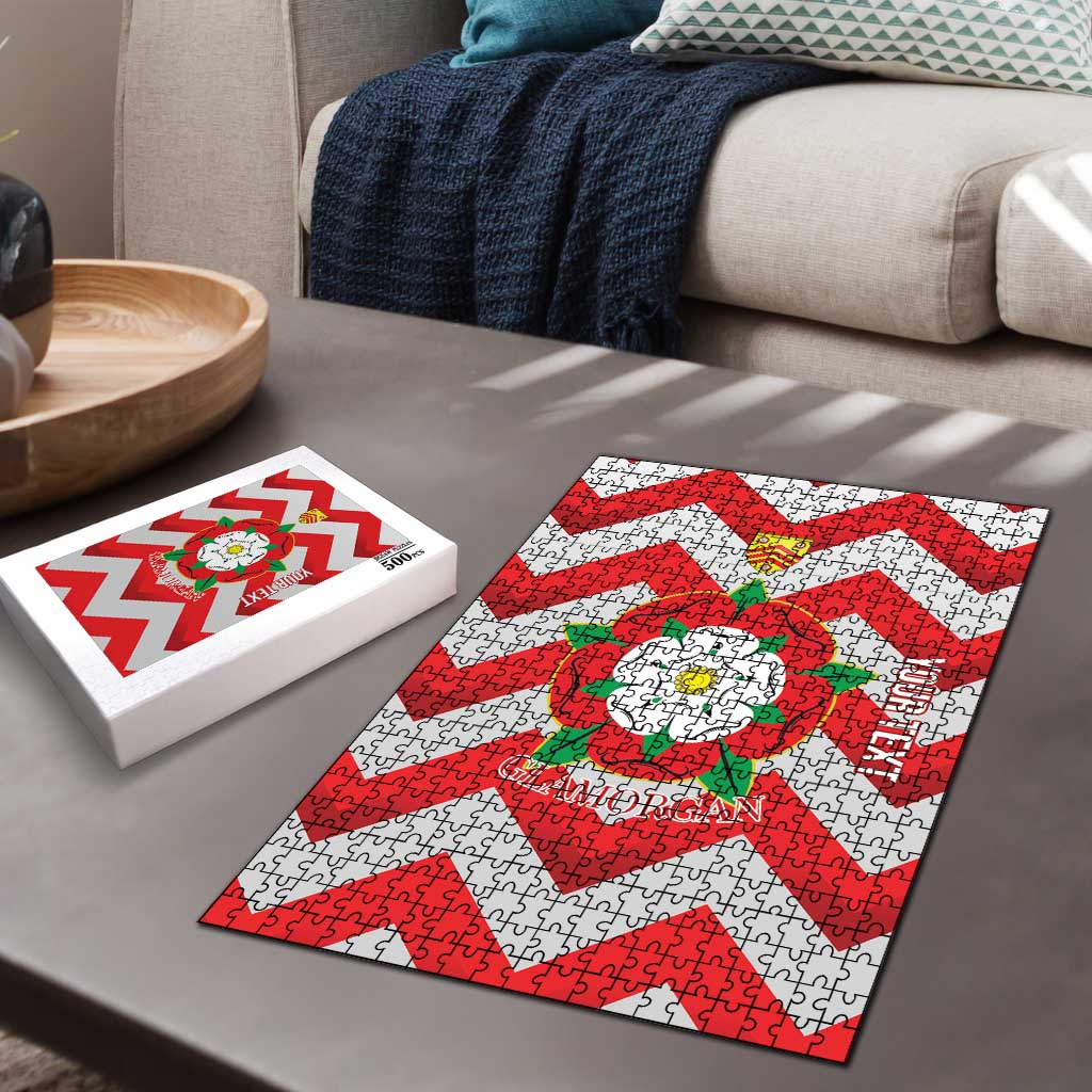 Personalized Glamorgan Wales Puzzle The Tudor Rose Of Wales - Wonder Print Shop