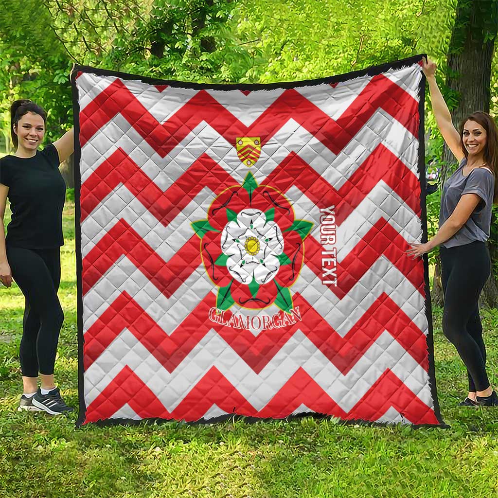 Personalized Glamorgan Wales Quilt The Tudor Rose Of Wales - Wonder Print Shop