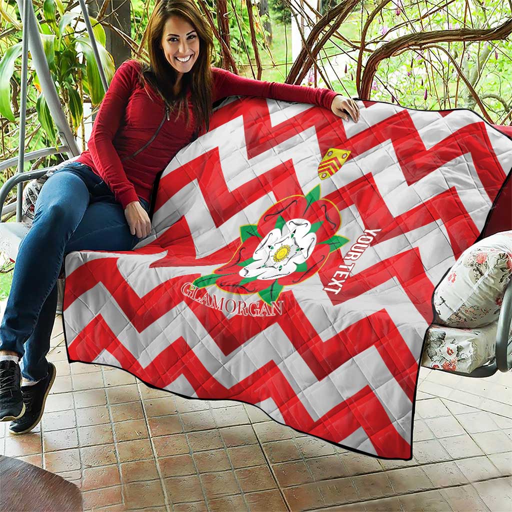 Personalized Glamorgan Wales Quilt The Tudor Rose Of Wales - Wonder Print Shop