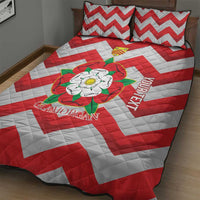 Personalized Glamorgan Wales Quilt Bed Set The Tudor Rose Of Wales - Wonder Print Shop