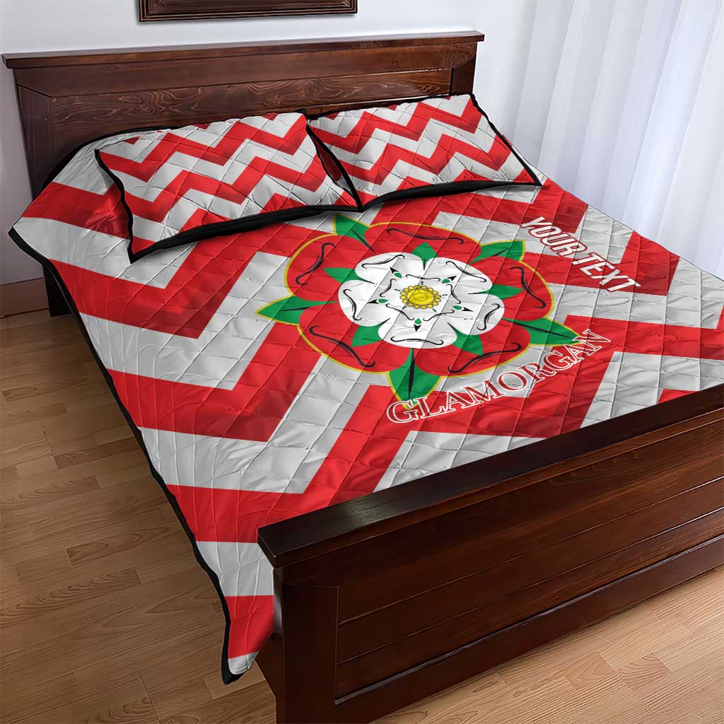 Personalized Glamorgan Wales Quilt Bed Set The Tudor Rose Of Wales - Wonder Print Shop