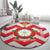 Personalized Glamorgan Wales Round Carpet The Tudor Rose Of Wales - Wonder Print Shop
