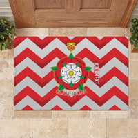 Personalized Glamorgan Wales Rubber Doormat The Tudor Rose Of Wales - Wonder Print Shop
