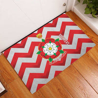 Personalized Glamorgan Wales Rubber Doormat The Tudor Rose Of Wales - Wonder Print Shop