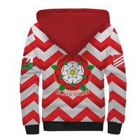Personalized Glamorgan Wales Sherpa Hoodie The Tudor Rose Of Wales - Wonder Print Shop