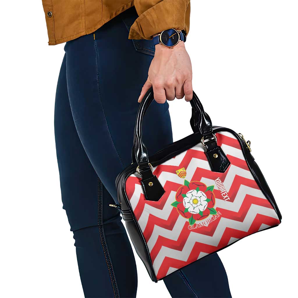 Personalized Glamorgan Wales Shoulder Handbag The Tudor Rose Of Wales - Wonder Print Shop