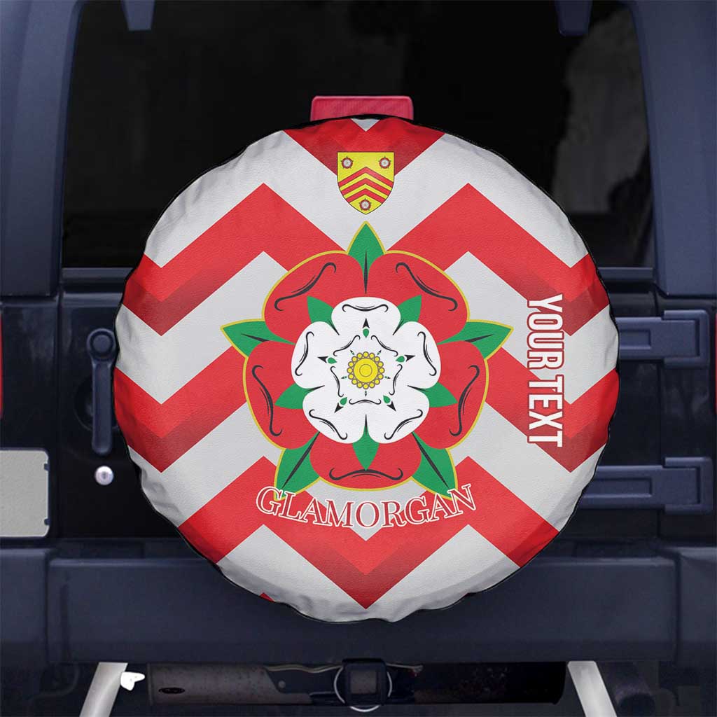 Personalized Glamorgan Wales Spare Tire Cover The Tudor Rose Of Wales - Wonder Print Shop