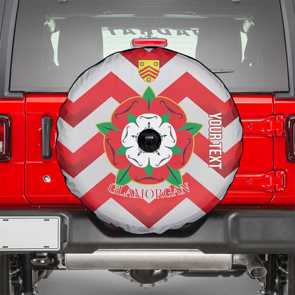 Personalized Glamorgan Wales Spare Tire Cover The Tudor Rose Of Wales - Wonder Print Shop