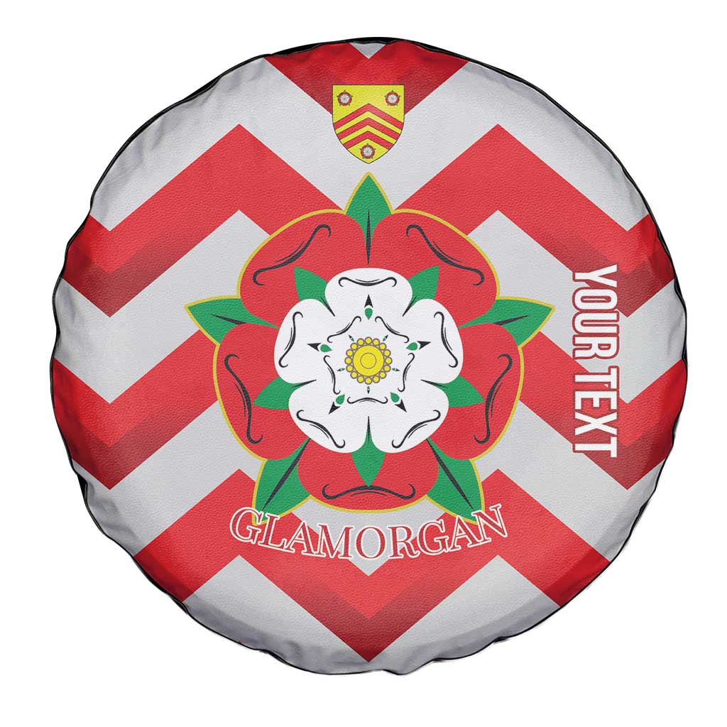 Personalized Glamorgan Wales Spare Tire Cover The Tudor Rose Of Wales - Wonder Print Shop