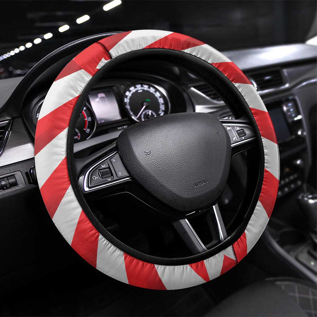 Glamorgan Wales Steering Wheel Cover The Tudor Rose Of Wales - Wonder Print Shop