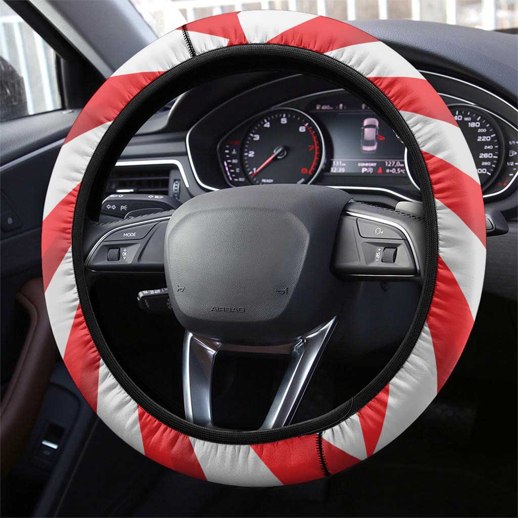 Glamorgan Wales Steering Wheel Cover The Tudor Rose Of Wales - Wonder Print Shop