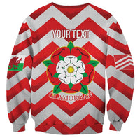 Personalized Glamorgan Wales Sweatshirt The Tudor Rose Of Wales - Wonder Print Shop