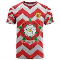 Personalized Glamorgan Wales T Shirt The Tudor Rose Of Wales - Wonder Print Shop