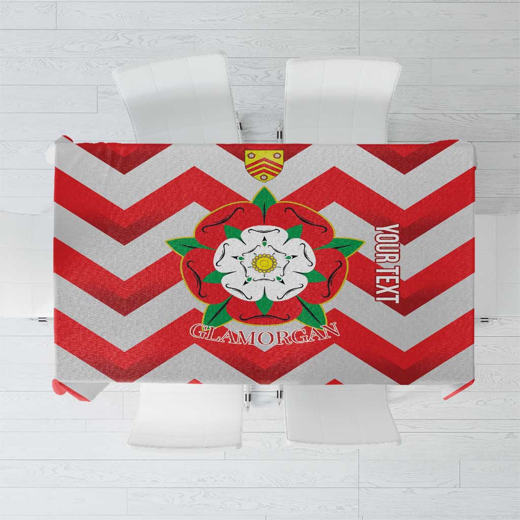 Personalized Glamorgan Wales Tablecloth The Tudor Rose Of Wales - Wonder Print Shop