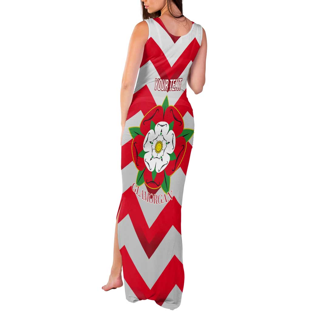 Personalized Glamorgan Wales Tank Maxi Dress The Tudor Rose Of Wales - Wonder Print Shop