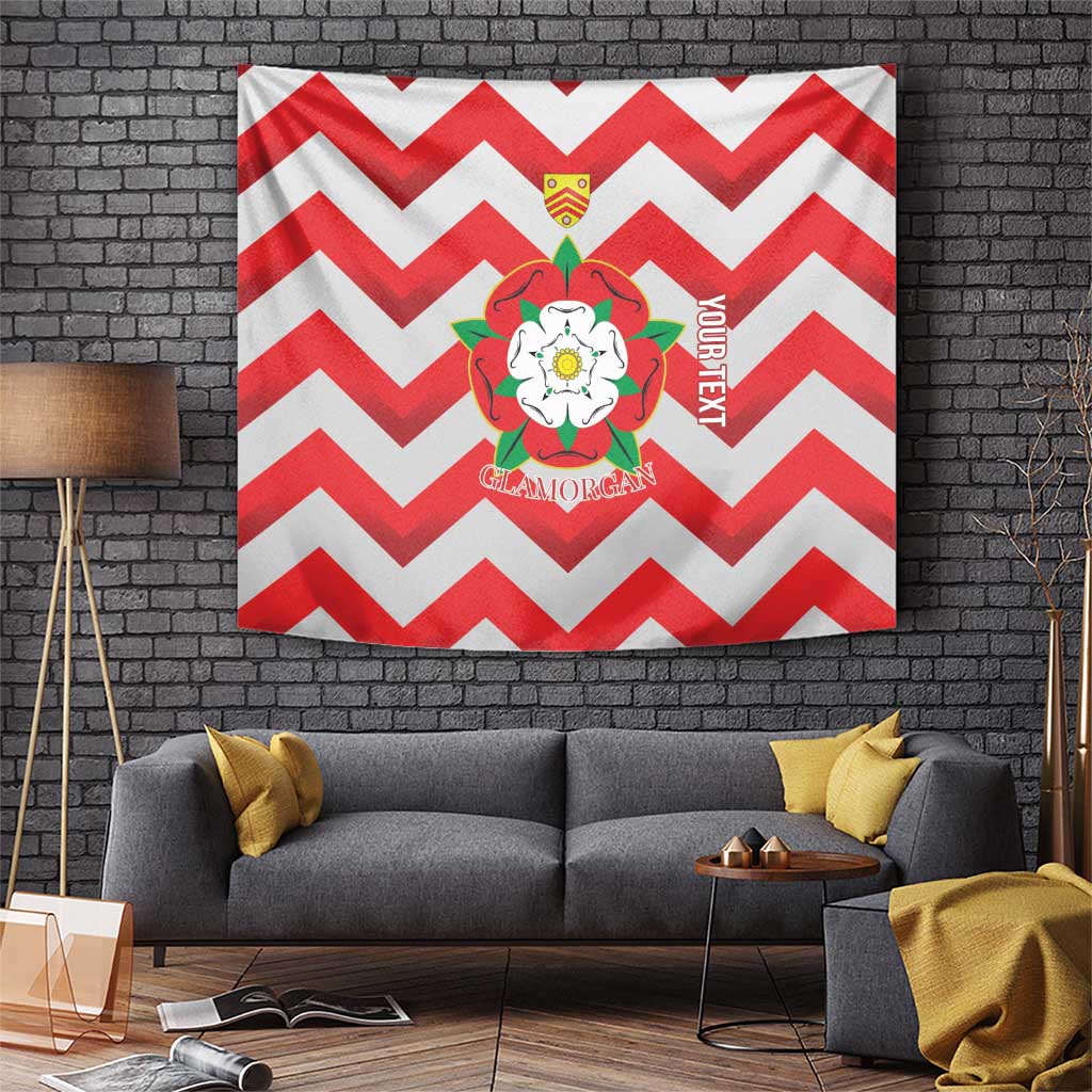 Personalized Glamorgan Wales Tapestry The Tudor Rose Of Wales - Wonder Print Shop