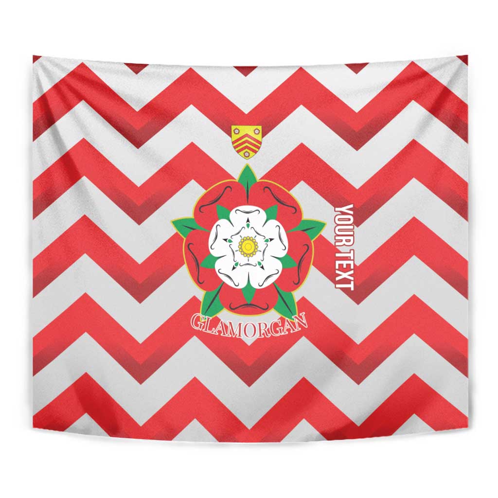 Personalized Glamorgan Wales Tapestry The Tudor Rose Of Wales - Wonder Print Shop