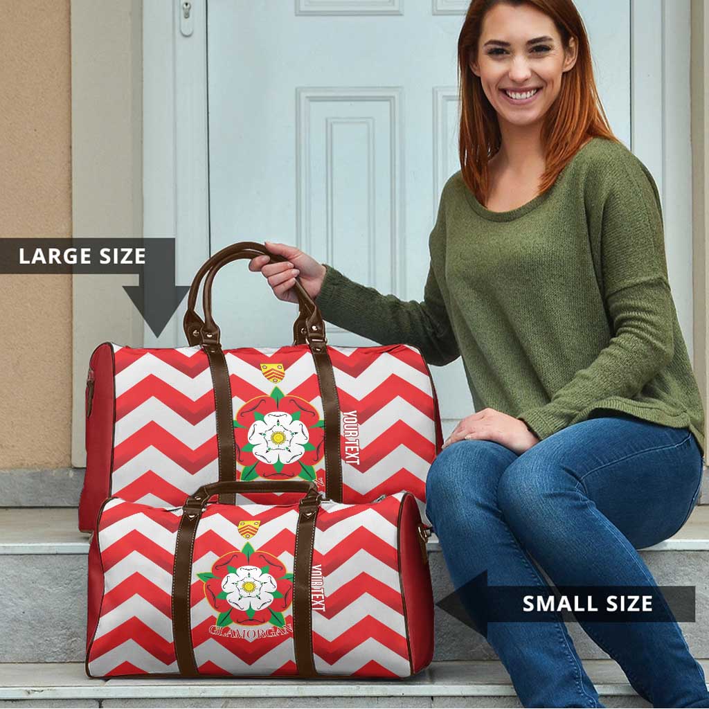 Personalized Glamorgan Wales Travel Bag The Tudor Rose Of Wales - Wonder Print Shop