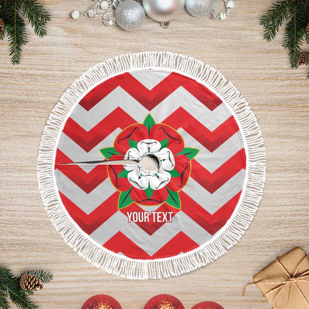 Personalized Glamorgan Wales Tree Skirt The Tudor Rose Of Wales - Wonder Print Shop