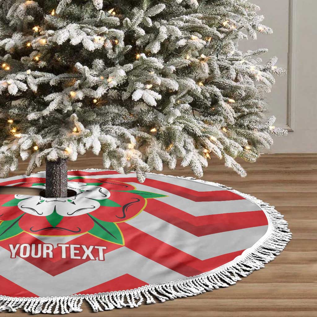 Personalized Glamorgan Wales Tree Skirt The Tudor Rose Of Wales - Wonder Print Shop