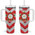 Personalized Glamorgan Wales Tumbler With Handle The Tudor Rose Of Wales - Wonder Print Shop