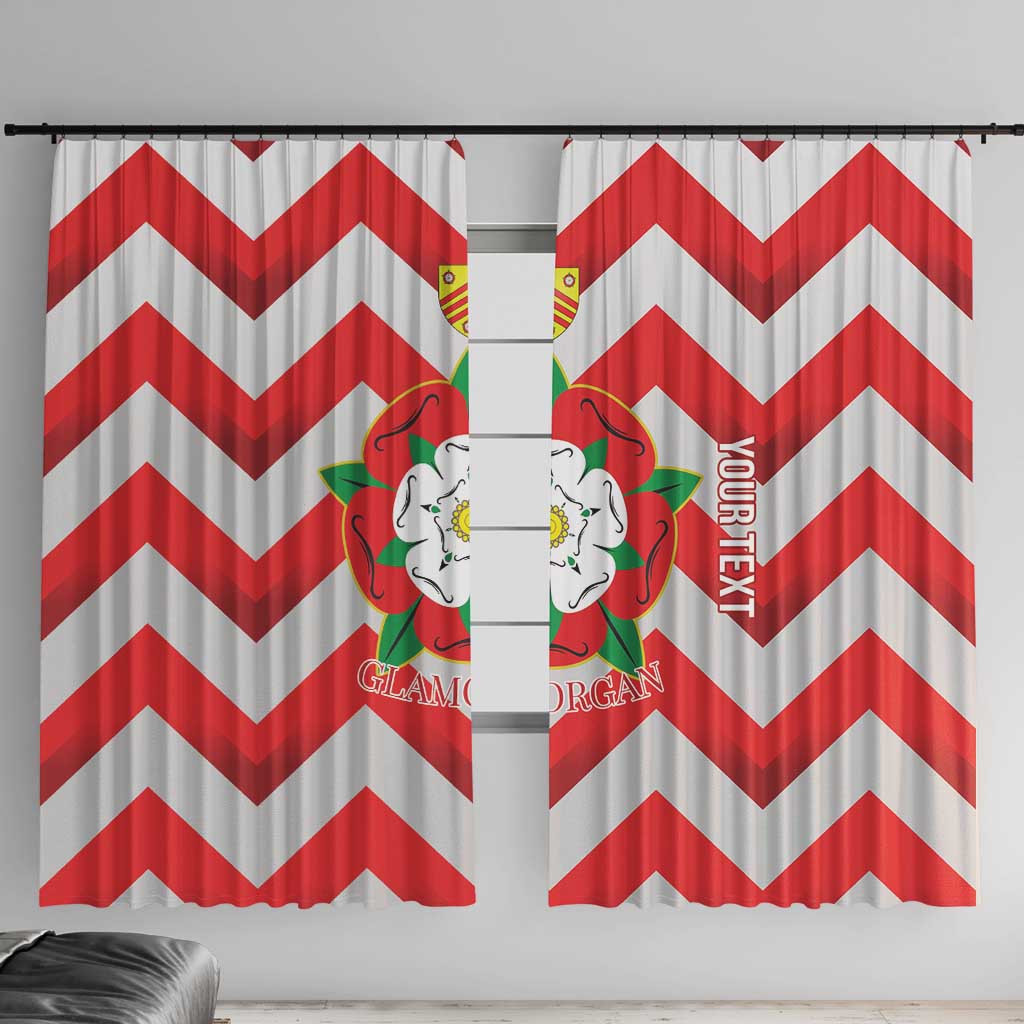 Personalized Glamorgan Wales Window Curtain The Tudor Rose Of Wales - Wonder Print Shop