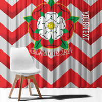 Personalized Glamorgan Wales Window Curtain The Tudor Rose Of Wales - Wonder Print Shop