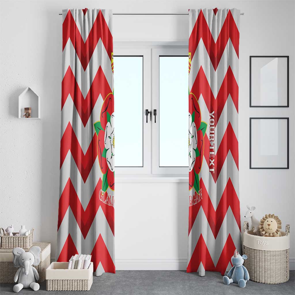 Personalized Glamorgan Wales Window Curtain The Tudor Rose Of Wales - Wonder Print Shop