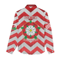 Personalized Glamorgan Wales Women Casual Shirt The Tudor Rose Of Wales - Wonder Print Shop