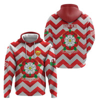 Personalized Glamorgan Wales Zip Hoodie The Tudor Rose Of Wales - Wonder Print Shop
