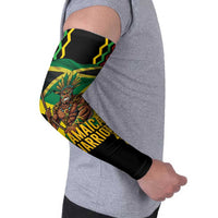 Jamaica Warrior Spirit Arm Sleeves Tribal Fighter in Reggae Colors - Wonder Print Shop