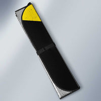 Jamaica Warrior Spirit Auto Sun Shade Tribal Fighter in Reggae Colors - Wonder Print Shop