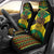 Jamaica Warrior Spirit Car Seat Cover Tribal Fighter in Reggae Colors - Wonder Print Shop