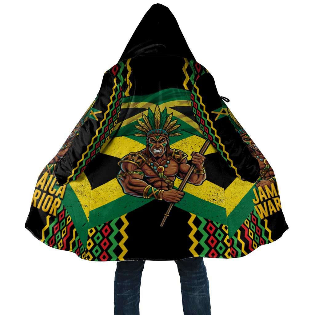 Jamaica Warrior Spirit Cloak Tribal Fighter in Reggae Colors - Wonder Print Shop