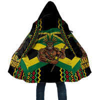 Jamaica Warrior Spirit Cloak Tribal Fighter in Reggae Colors - Wonder Print Shop