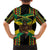 Jamaica Warrior Spirit Kid Hawaiian Shirt Tribal Fighter in Reggae Colors - Wonder Print Shop