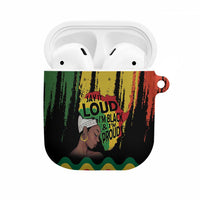 Black History Dreadlocks Map AirPods Case Say It Loud I’m Black and I’m Proud - Wonder Print Shop