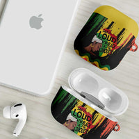 Black History Dreadlocks Map AirPods Case Say It Loud I’m Black and I’m Proud - Wonder Print Shop