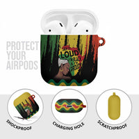 Black History Dreadlocks Map AirPods Case Say It Loud I’m Black and I’m Proud - Wonder Print Shop