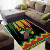 Black History Dreadlocks Map Area Rug Say It Loud I’m Black and I’m Proud - Wonder Print Shop