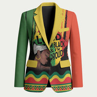Black History Dreadlocks Map Blazer Say It Loud I’m Black and I’m Proud - Wonder Print Shop