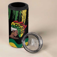 Black History Dreadlocks Map 4 in 1 Can Cooler Tumbler Say It Loud I’m Black and I’m Proud - Wonder Print Shop