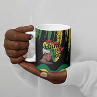 Black History Dreadlocks Map Ceramic Mug Say It Loud I’m Black and I’m Proud - Wonder Print Shop