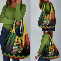 Black History Dreadlocks Map Grocery Bag Say It Loud I’m Black and I’m Proud - Wonder Print Shop